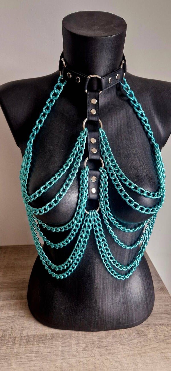 💚 Poison Kiss – Limited Edition Bodychain Halter