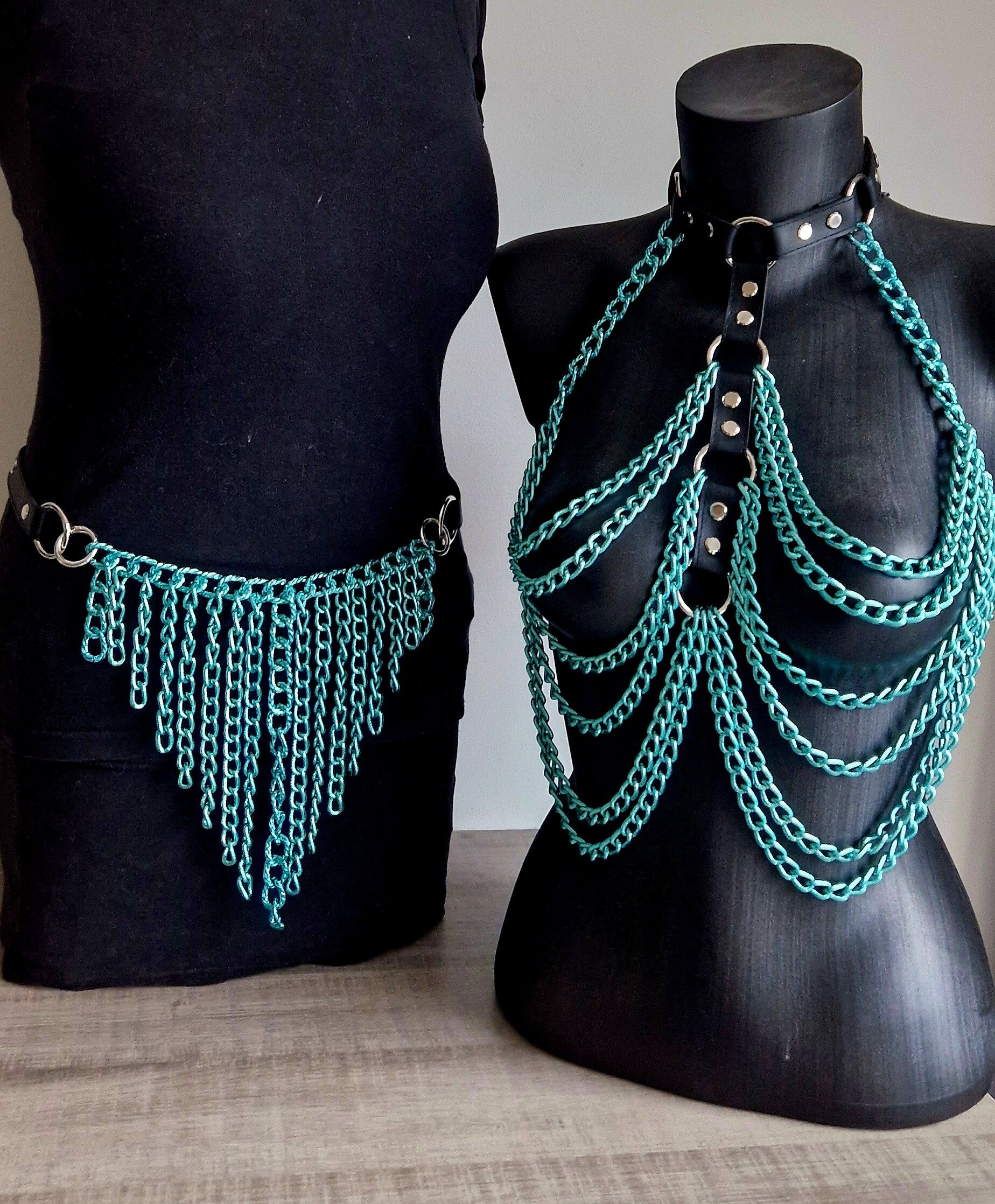 ✨ Poison  Kiss – Chain Hippiece, bodychain of set (Limited edition)