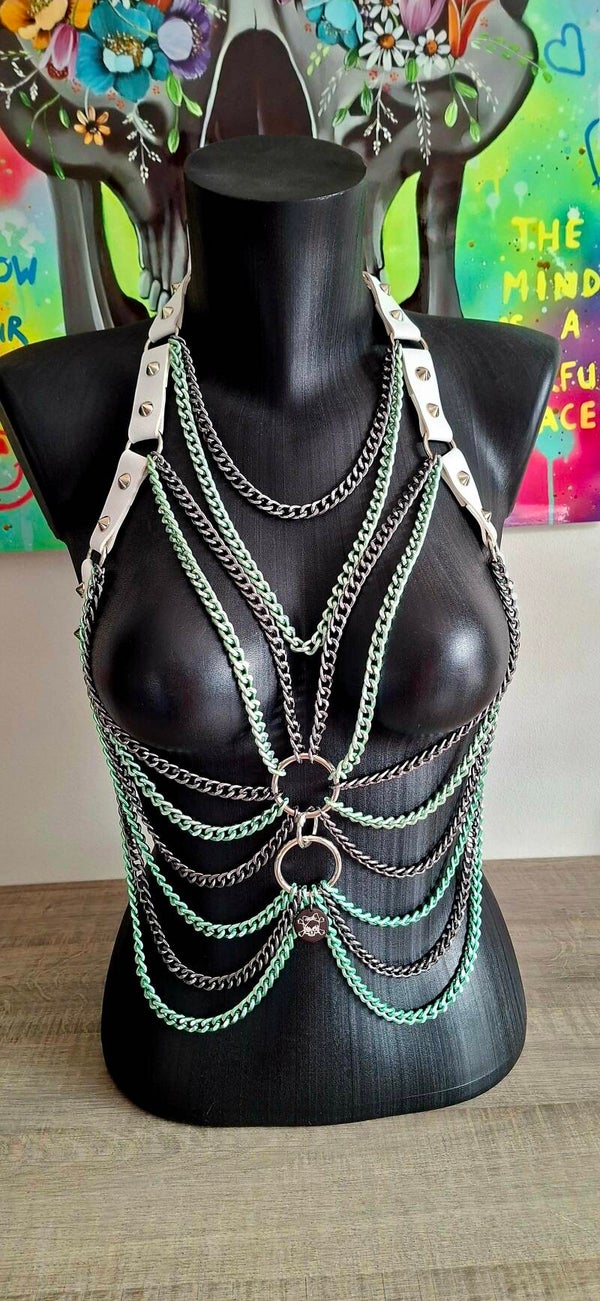 💚 Toxic Crush 🩶 Harness