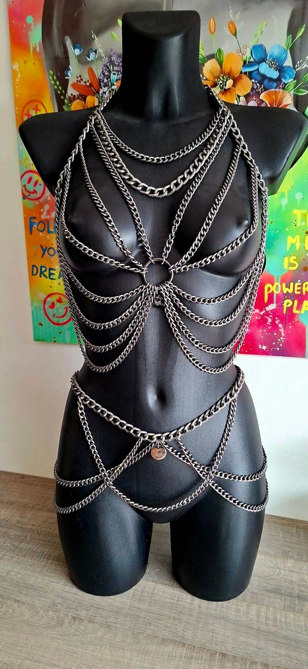 🖤 GUNMETAL EMPRESS chain set