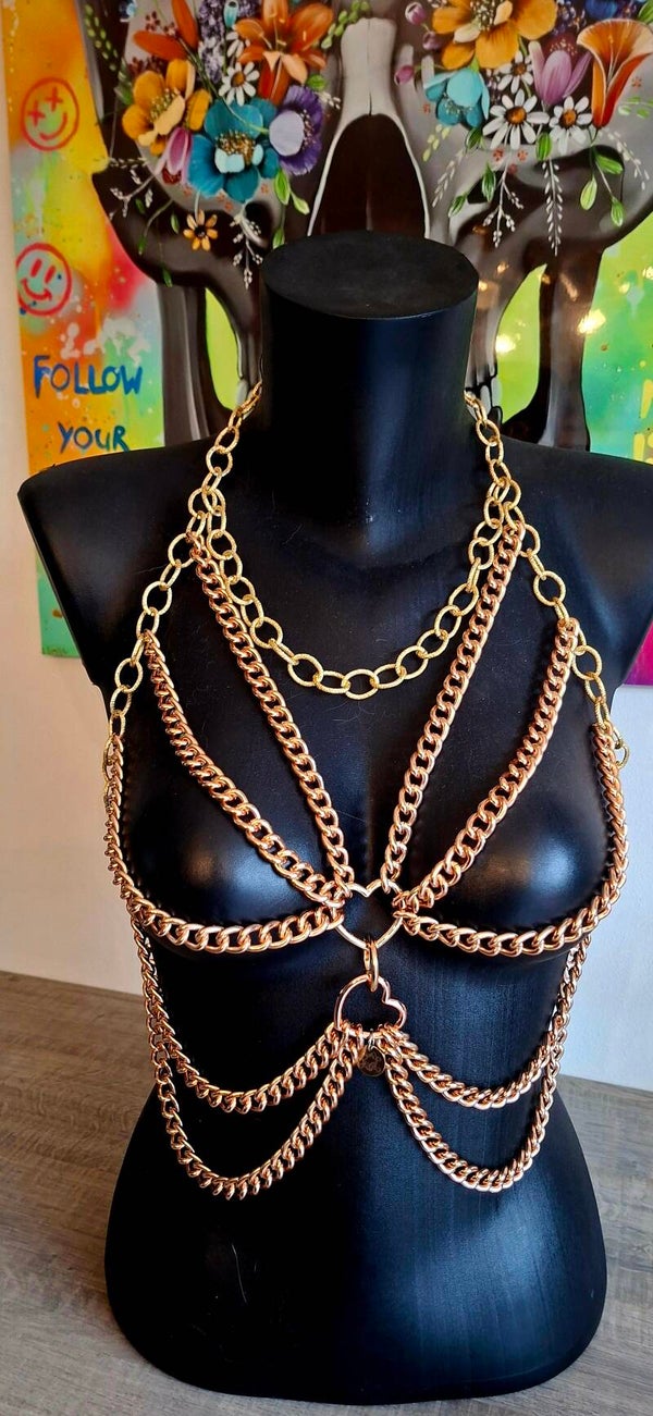 Gilded Desire bodychain 💛🌹