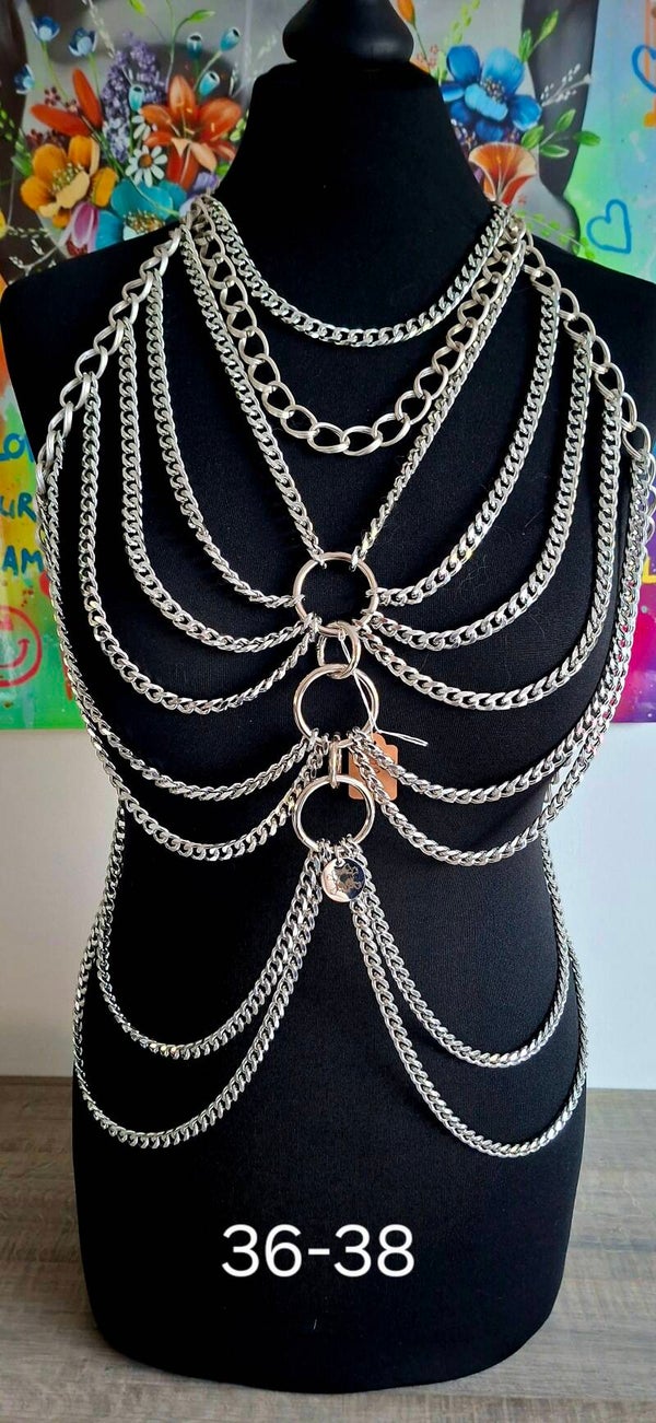 🩶 Silver Siren bodychain