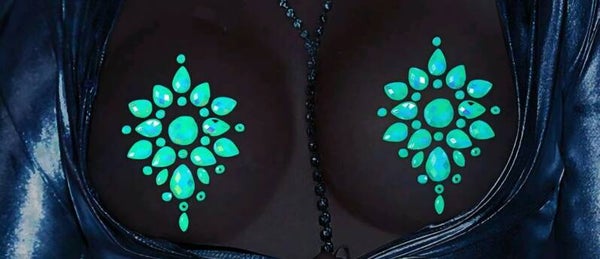 🌙 Glow Crystal Bloom Pasties
