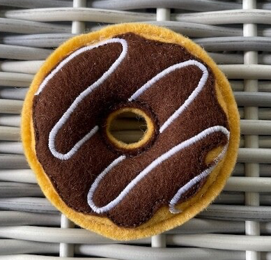 Mini Iced Chocolate Donut