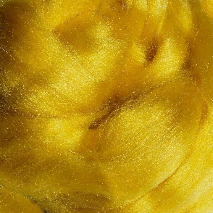 Tussah Silk Sliver - Yellow