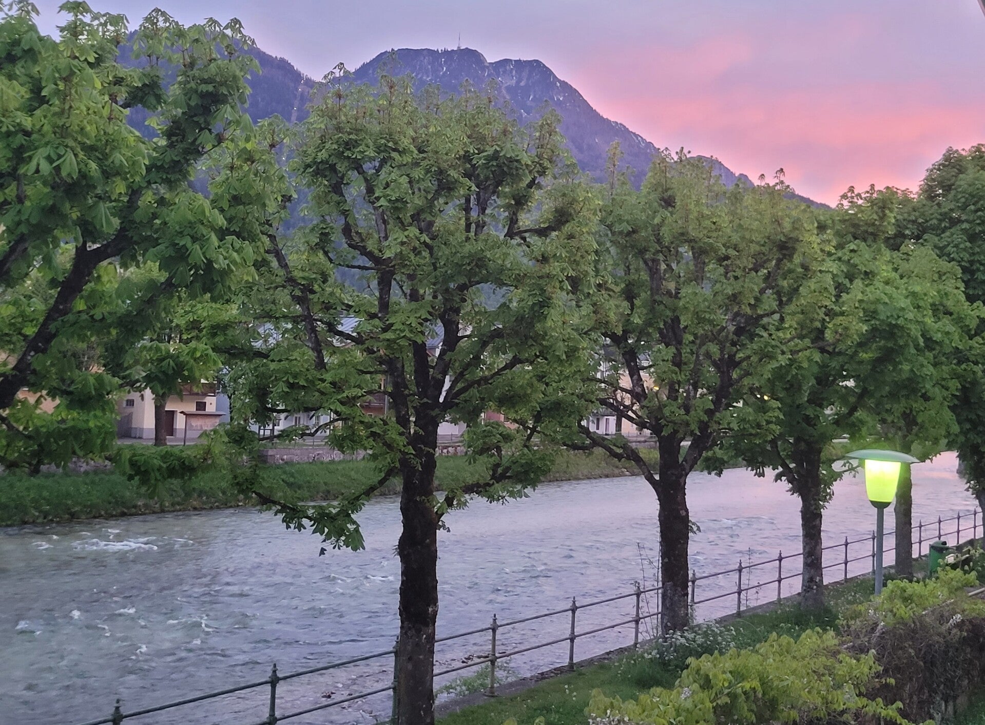 Bad Ischl-Szenerie Katrin und Traun