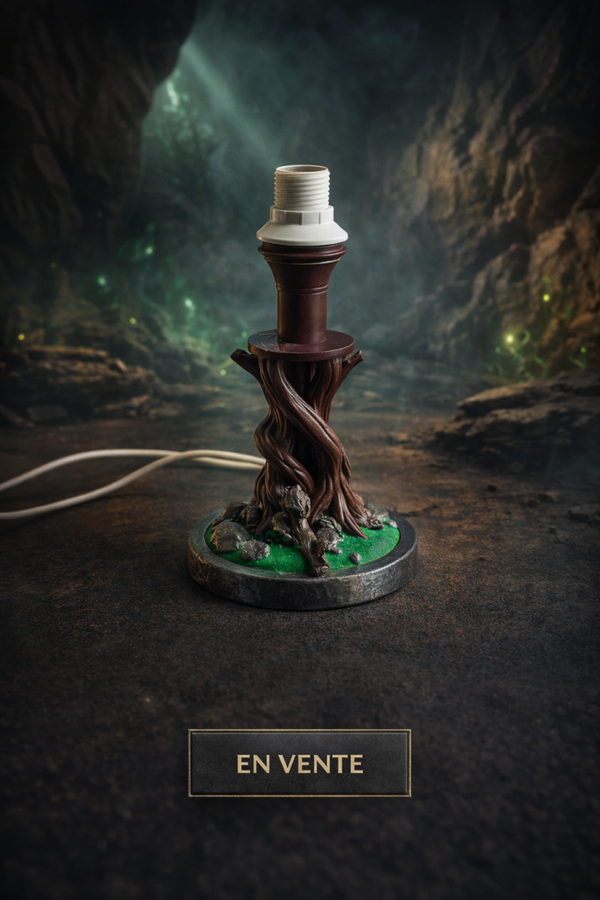 Lampe “Racines d’Émeraude