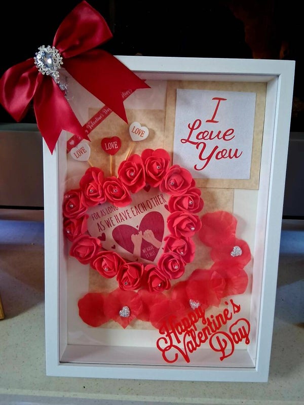 Valentine's Shadow Box Frame