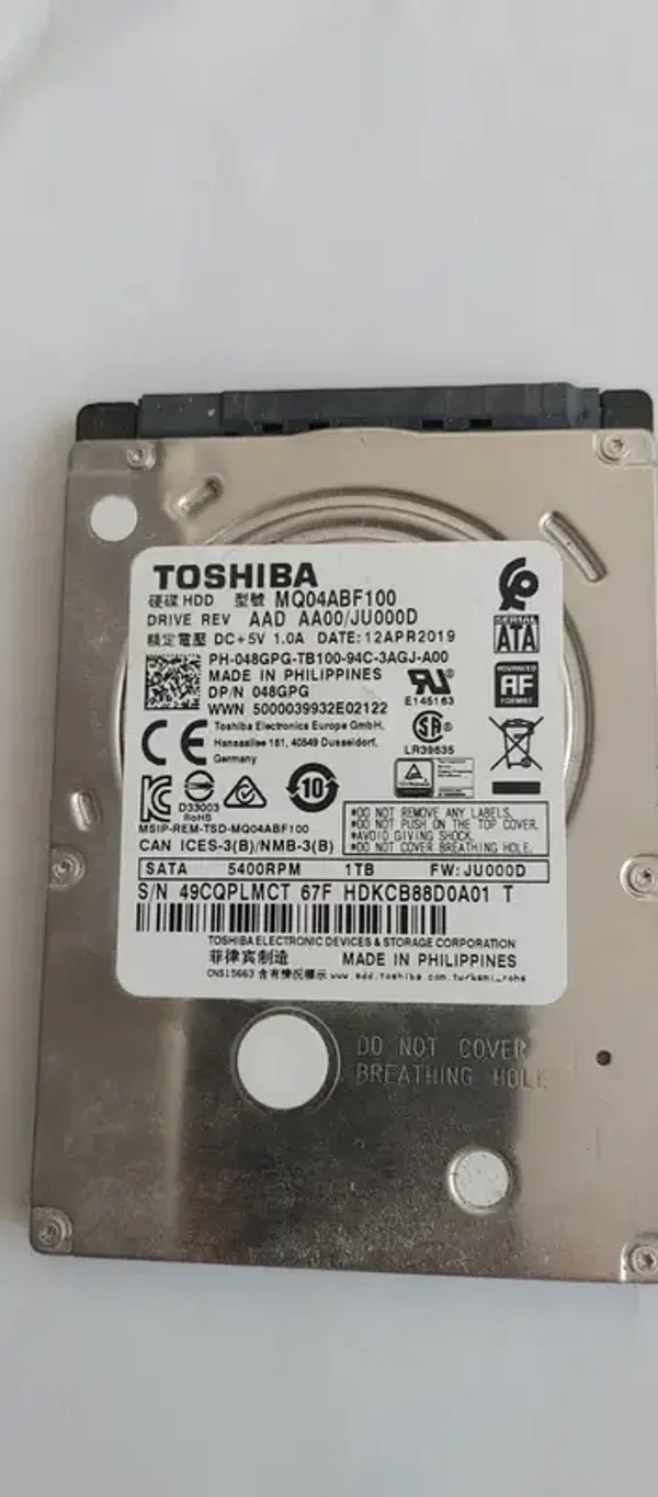 HDD Toshiba MQ04ABF100 1TB SATA3 5400 tr/m 2019