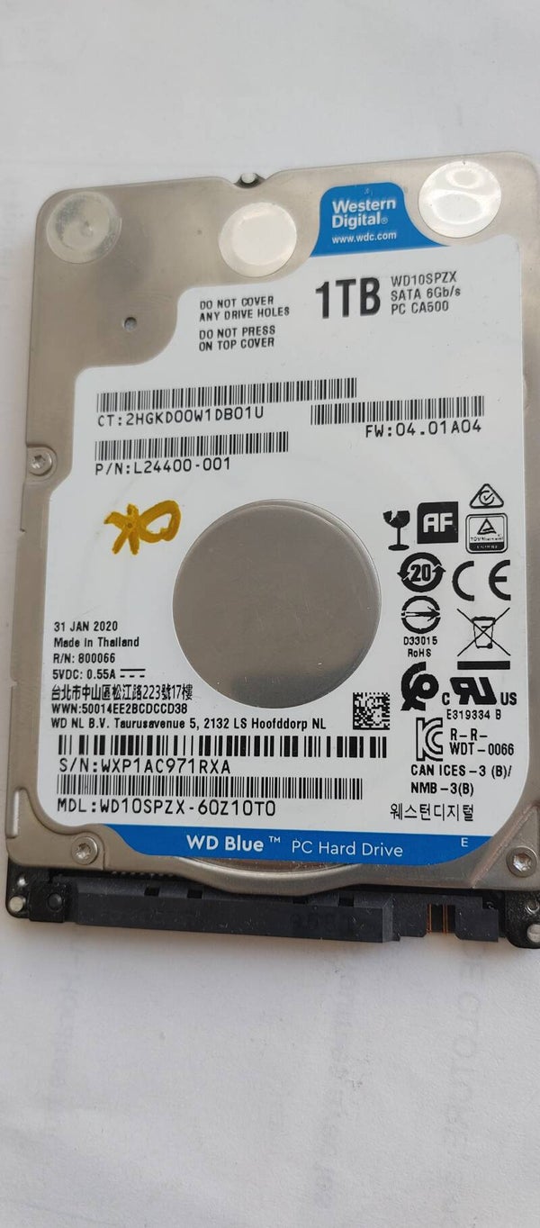HDD WD 1TB WD10SPZX SATA 3 2020