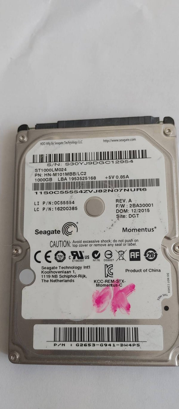 HDD Seagate 1TB ST1000LM024 SATA3 5400TR/MIN 2015