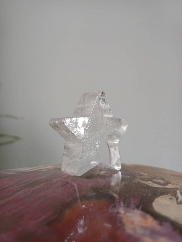 Bergkristal carving (ster)