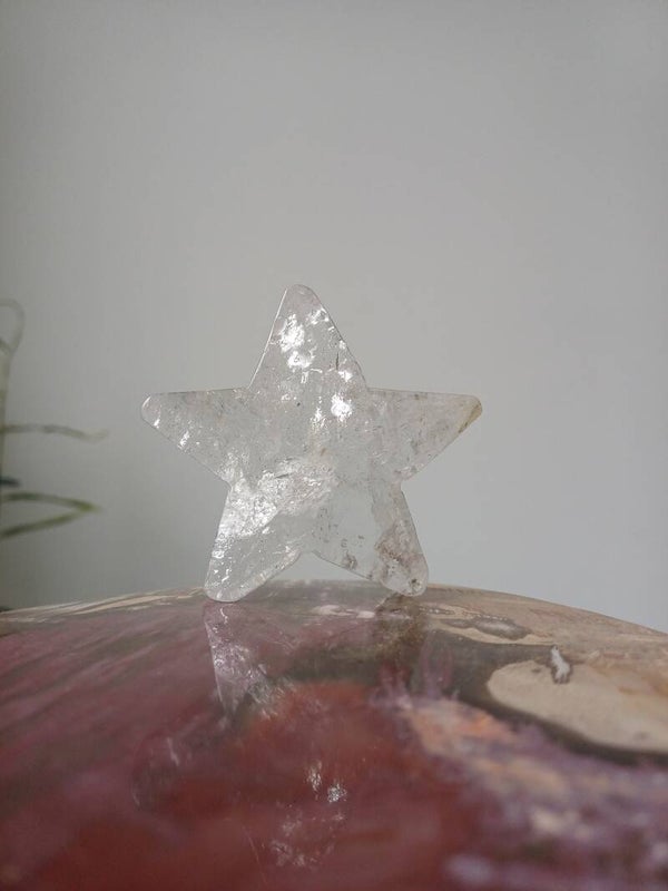 Bergkristal carving (ster)