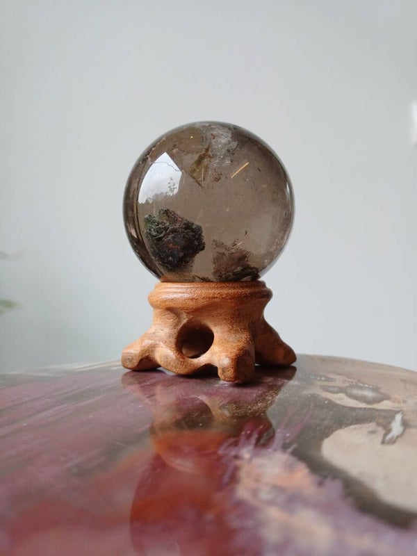 Houten bollenhouder