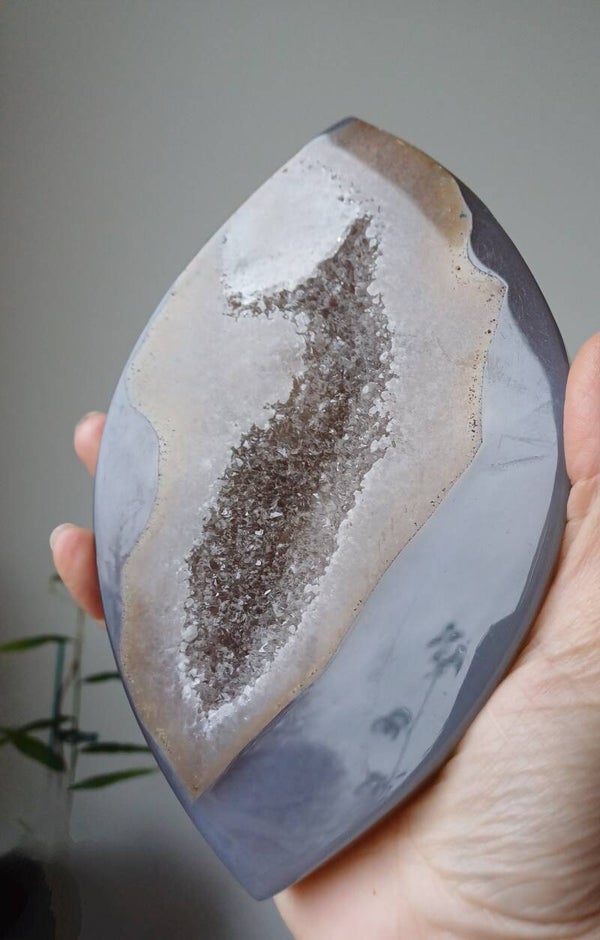 Agaat free form met druzy