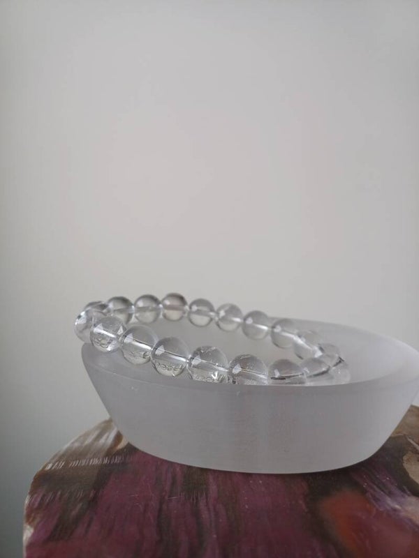 Bergkristal armband 10 mm