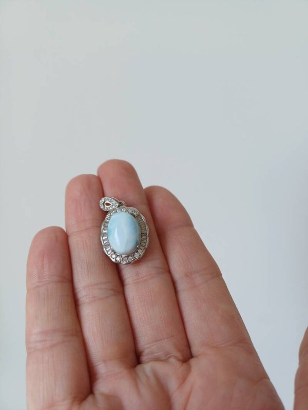 Larimar hanger (s925)