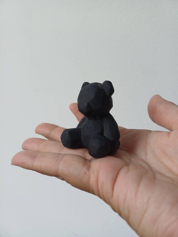 Obsidiaan carving (beertje)