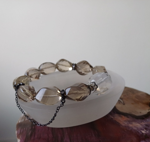 Rookkwarts armband 13 mm