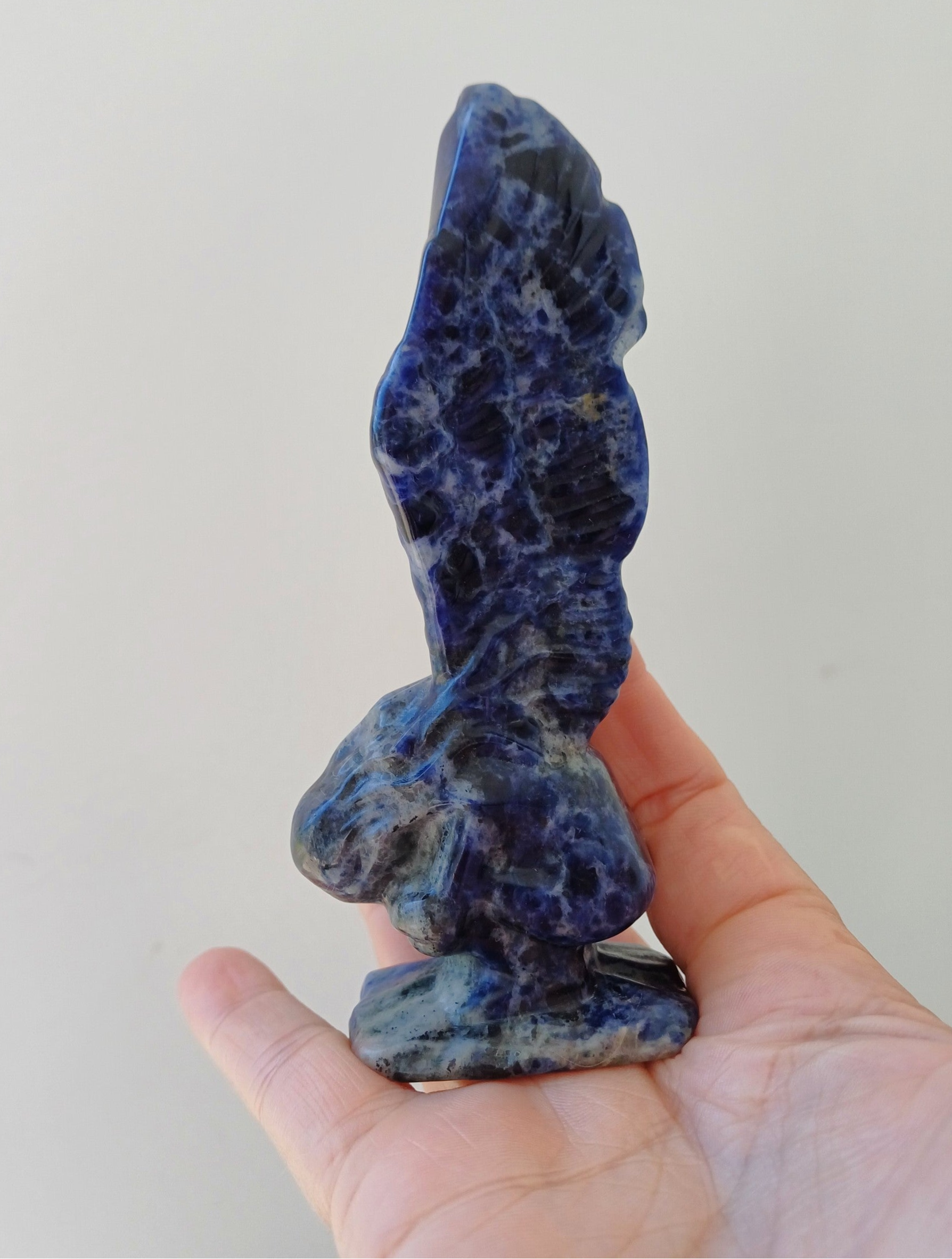 Sodaliet carving (engel)