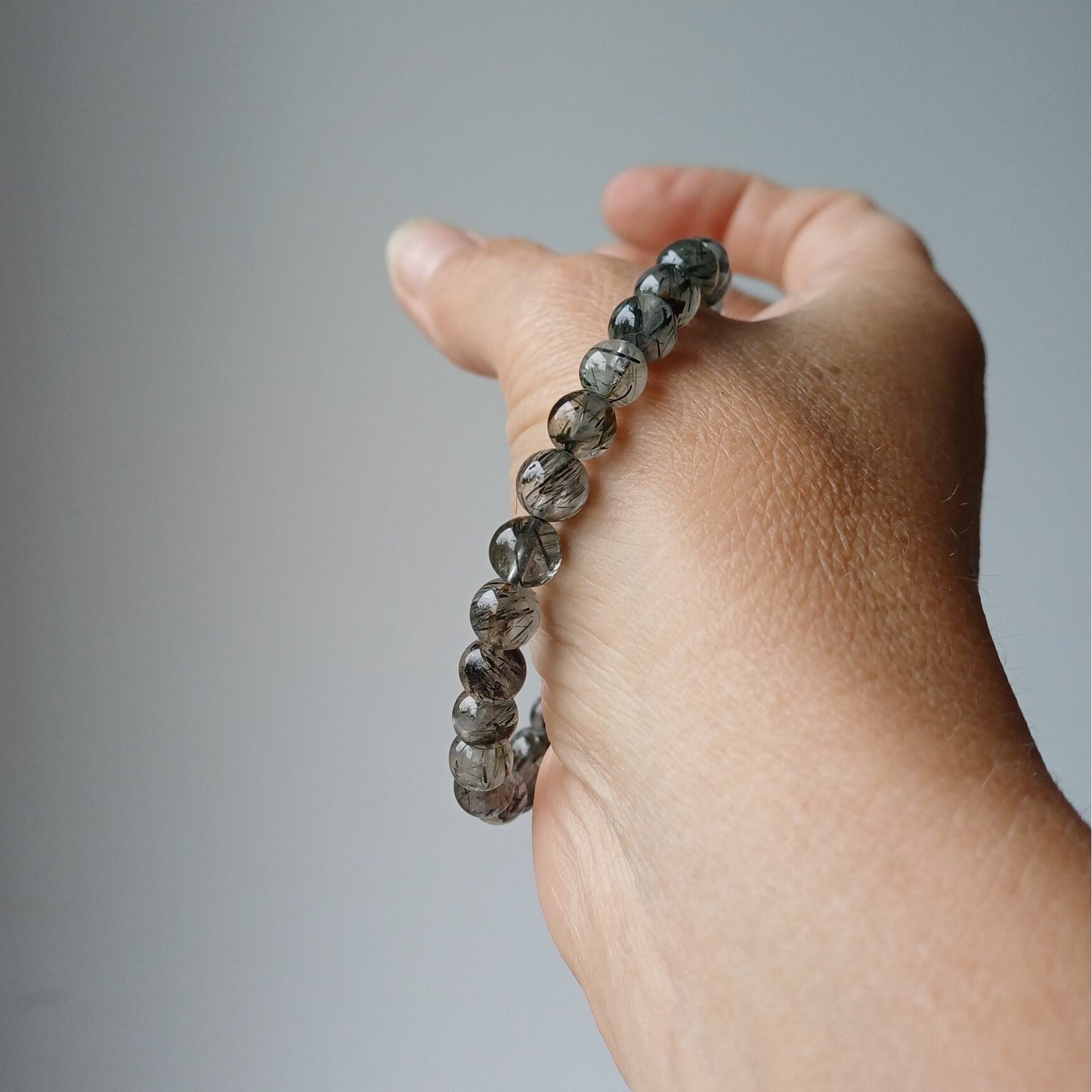 Toermalijnkwarts armband 7 mm