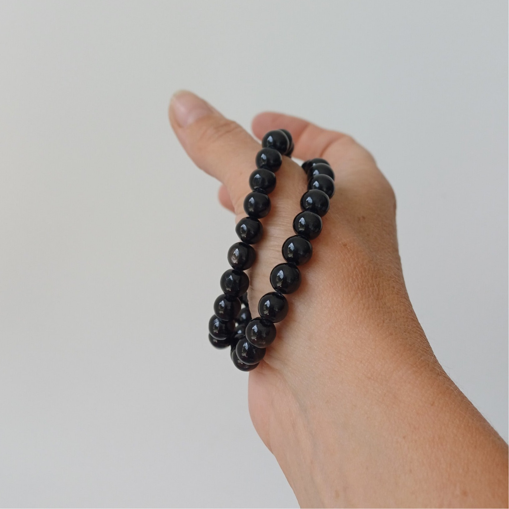 Hyperstheen armband 8 mm