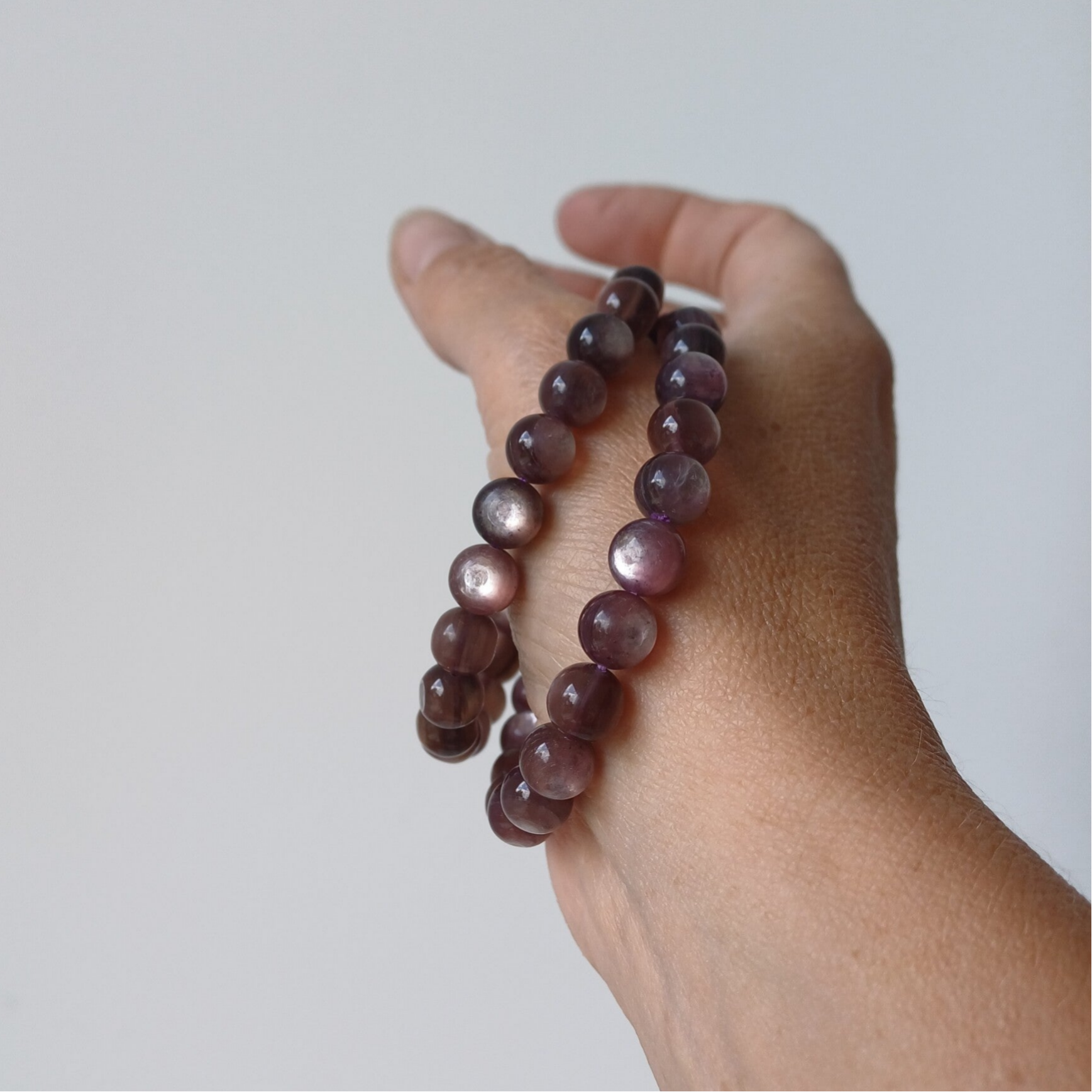 Lepidoliet in mica armband 8 mm