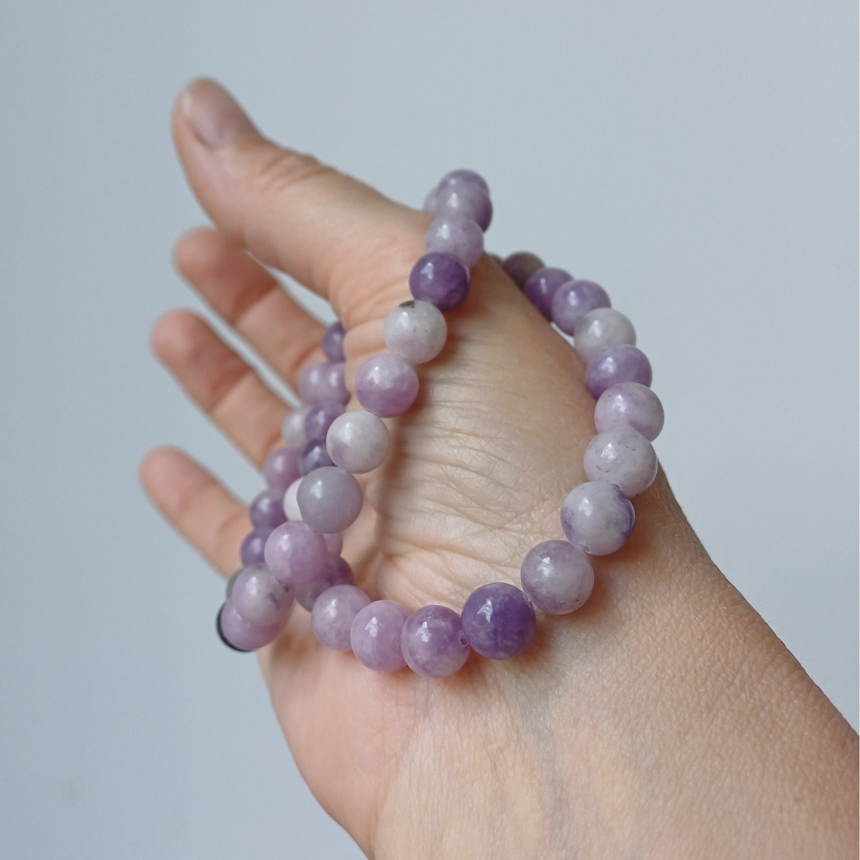 Lepidoliet armband 8 mm