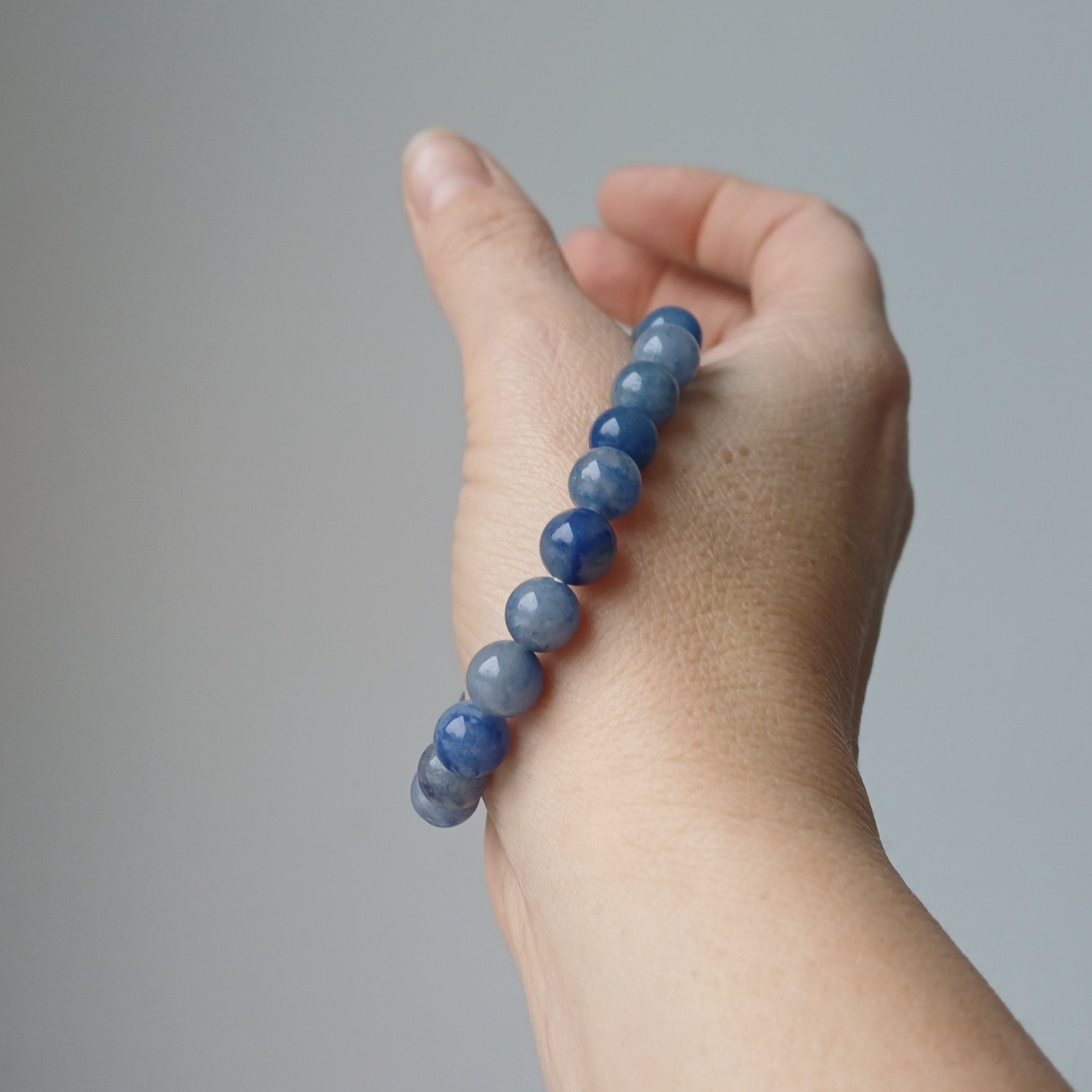 Blauwe aventurijn armband 8 mm