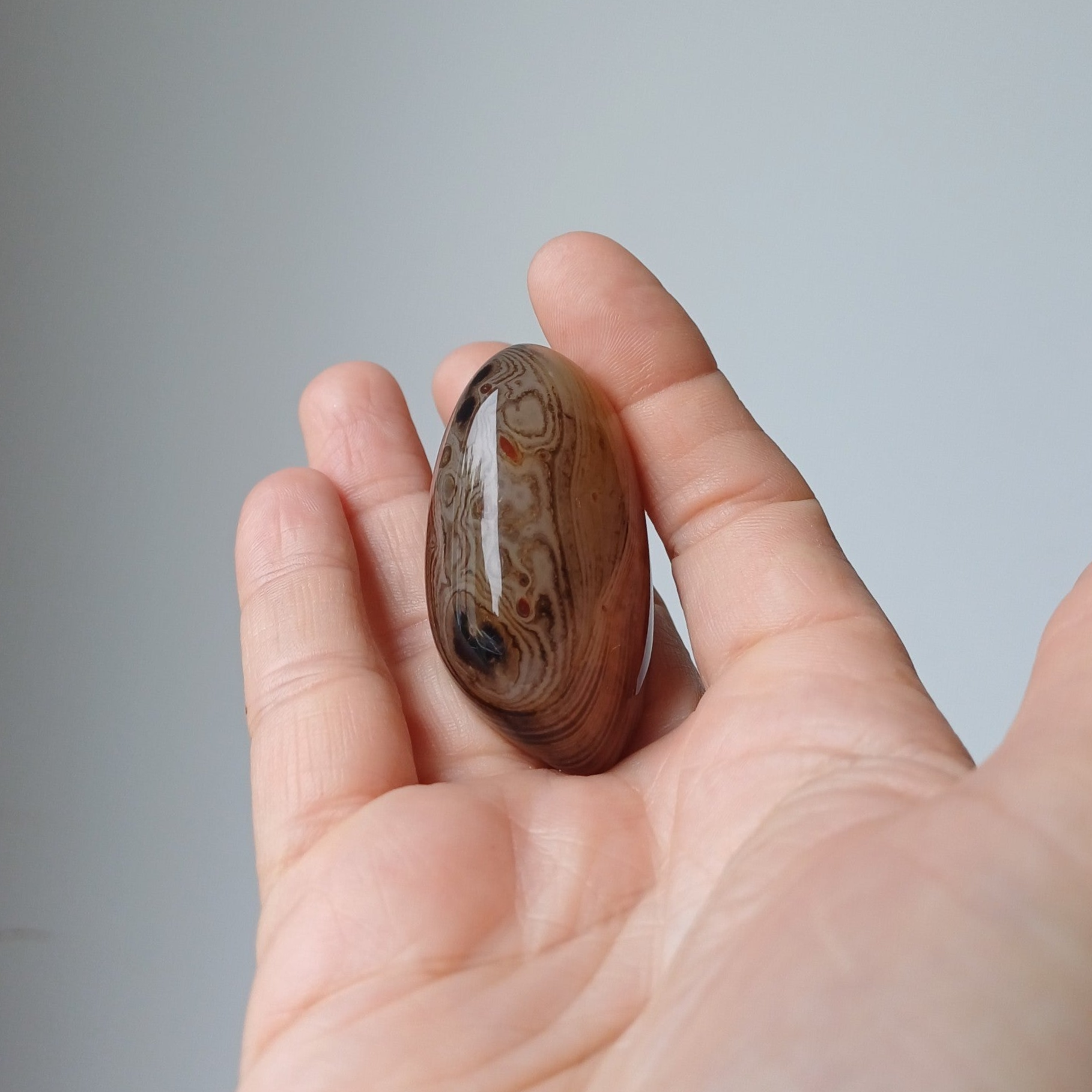 Sardonyx knuffelsteen