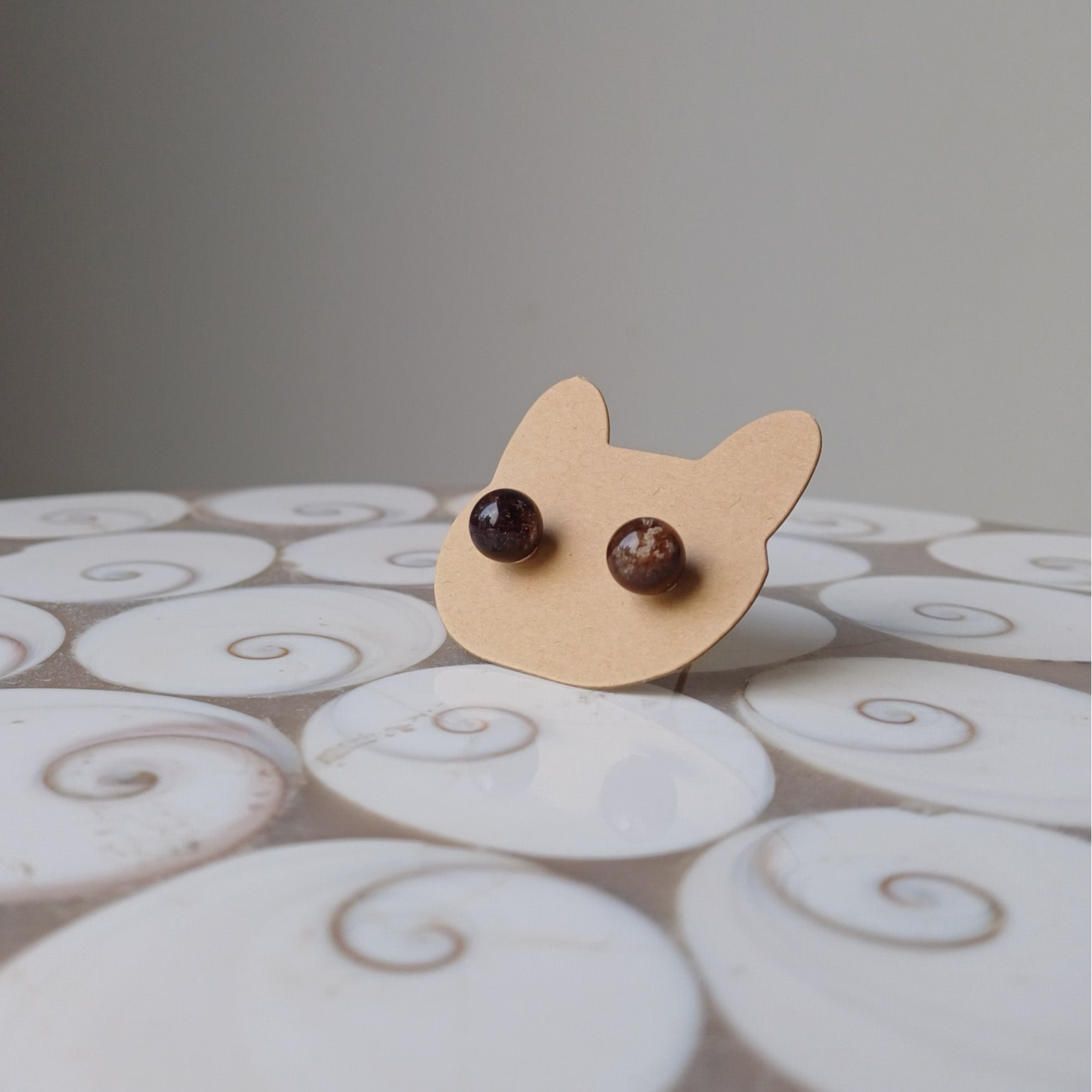 Lodoliet oorknopjes (s925)