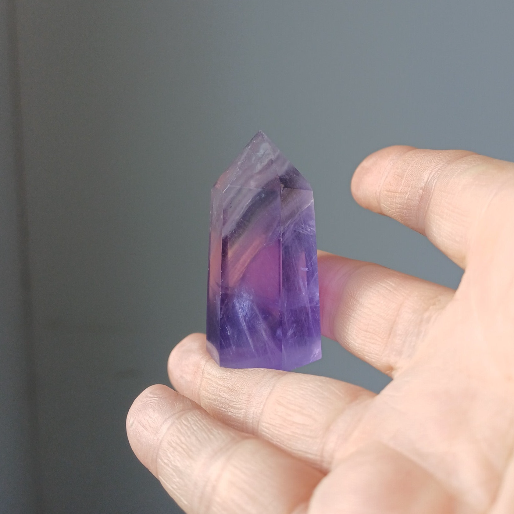 Paarse fluoriet toren