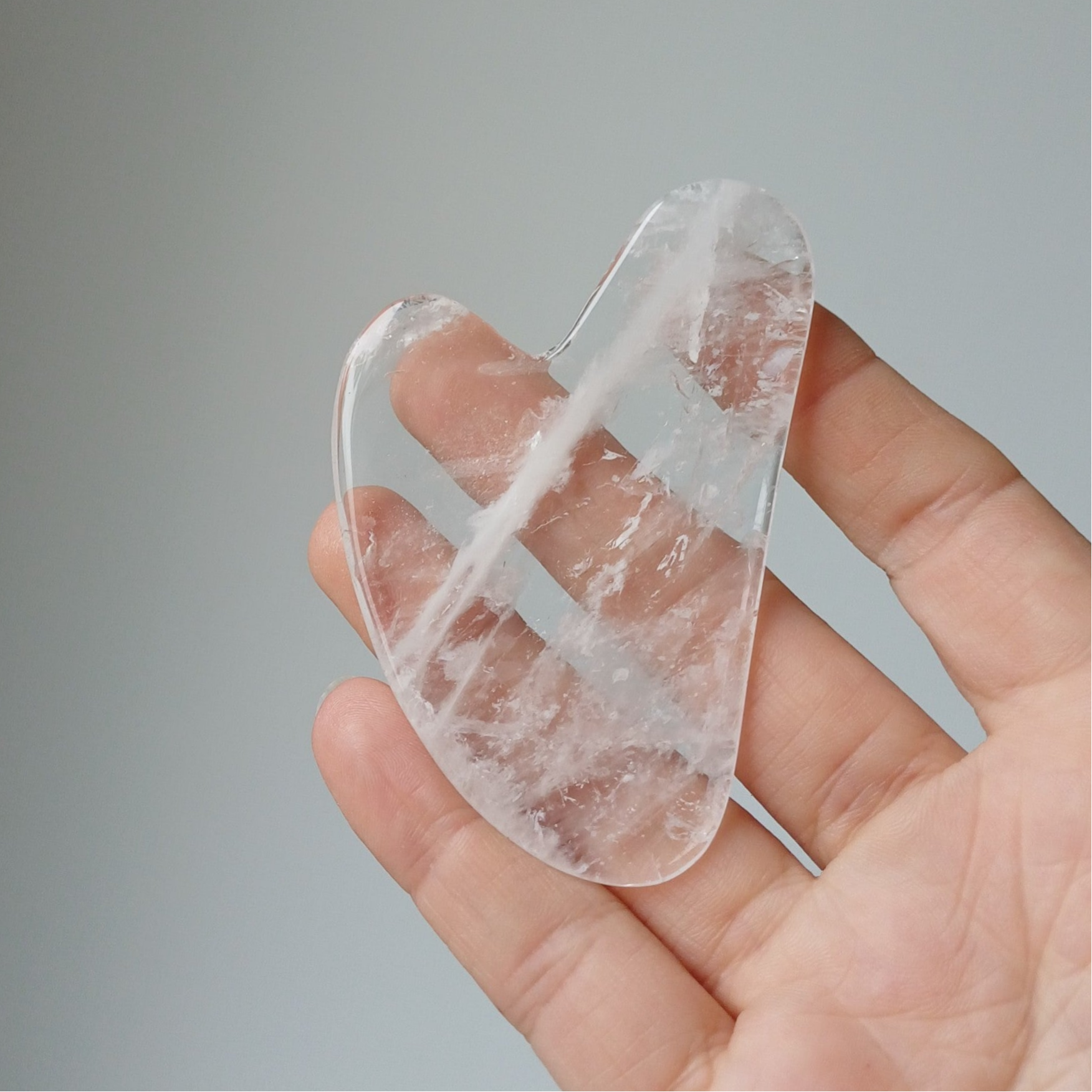 Bergkristal gua sha