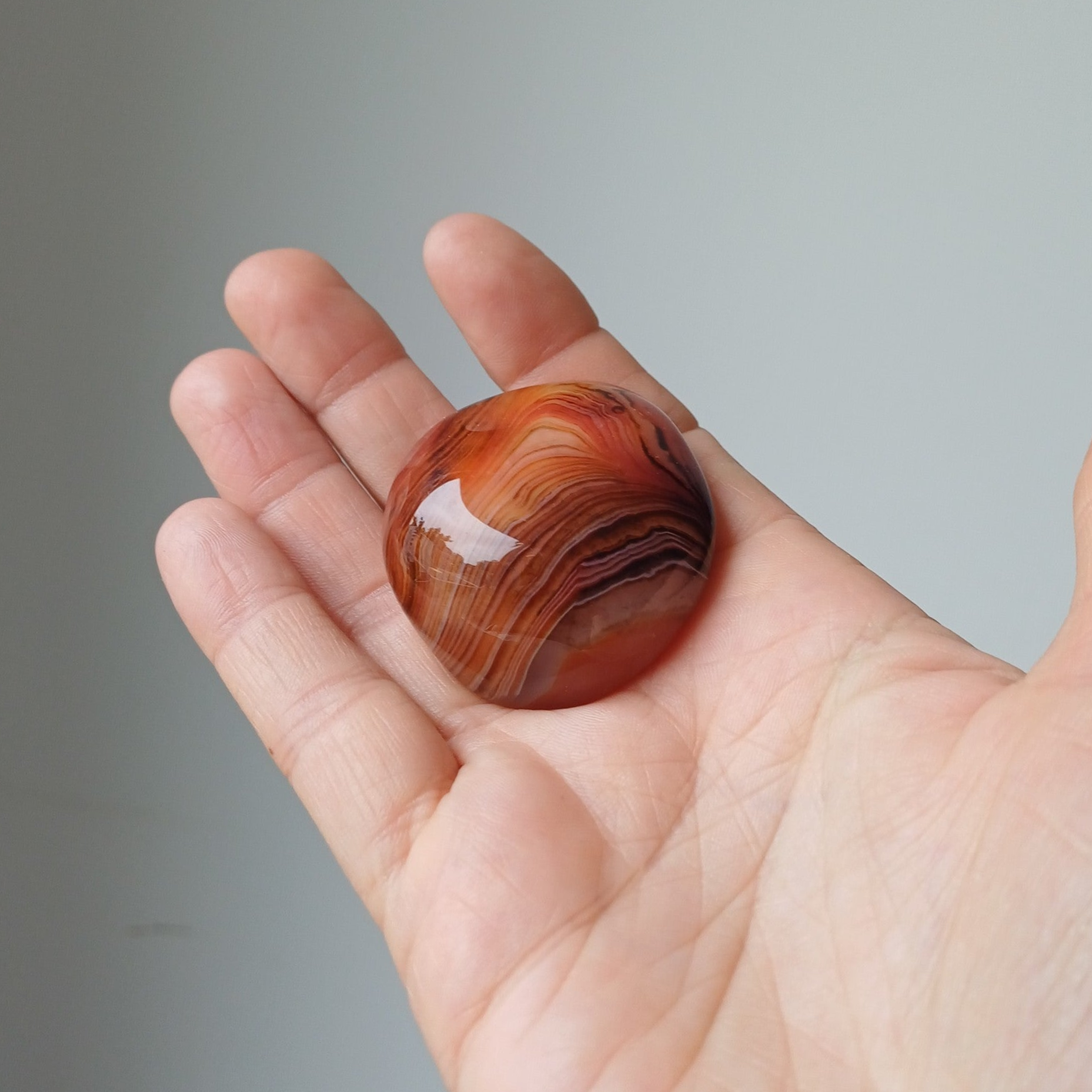 Sardonyx knuffelsteen