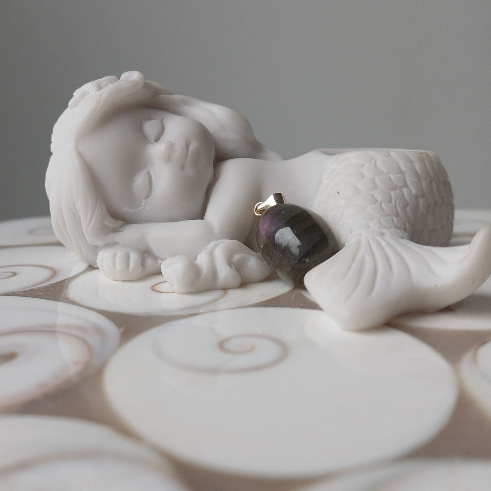 Labradoriet hanger (s925)