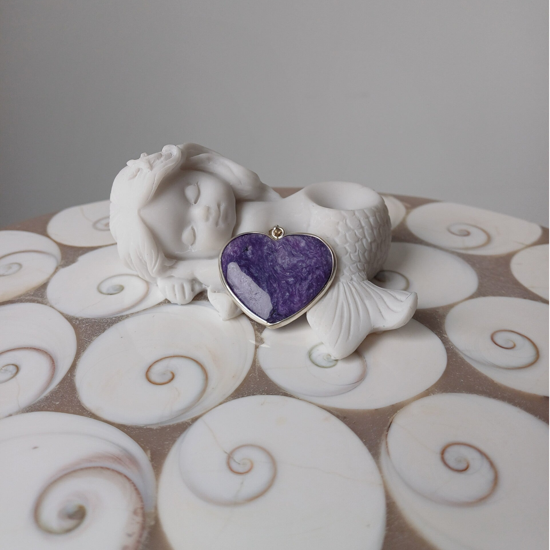 Charoiet hart hanger (s925)