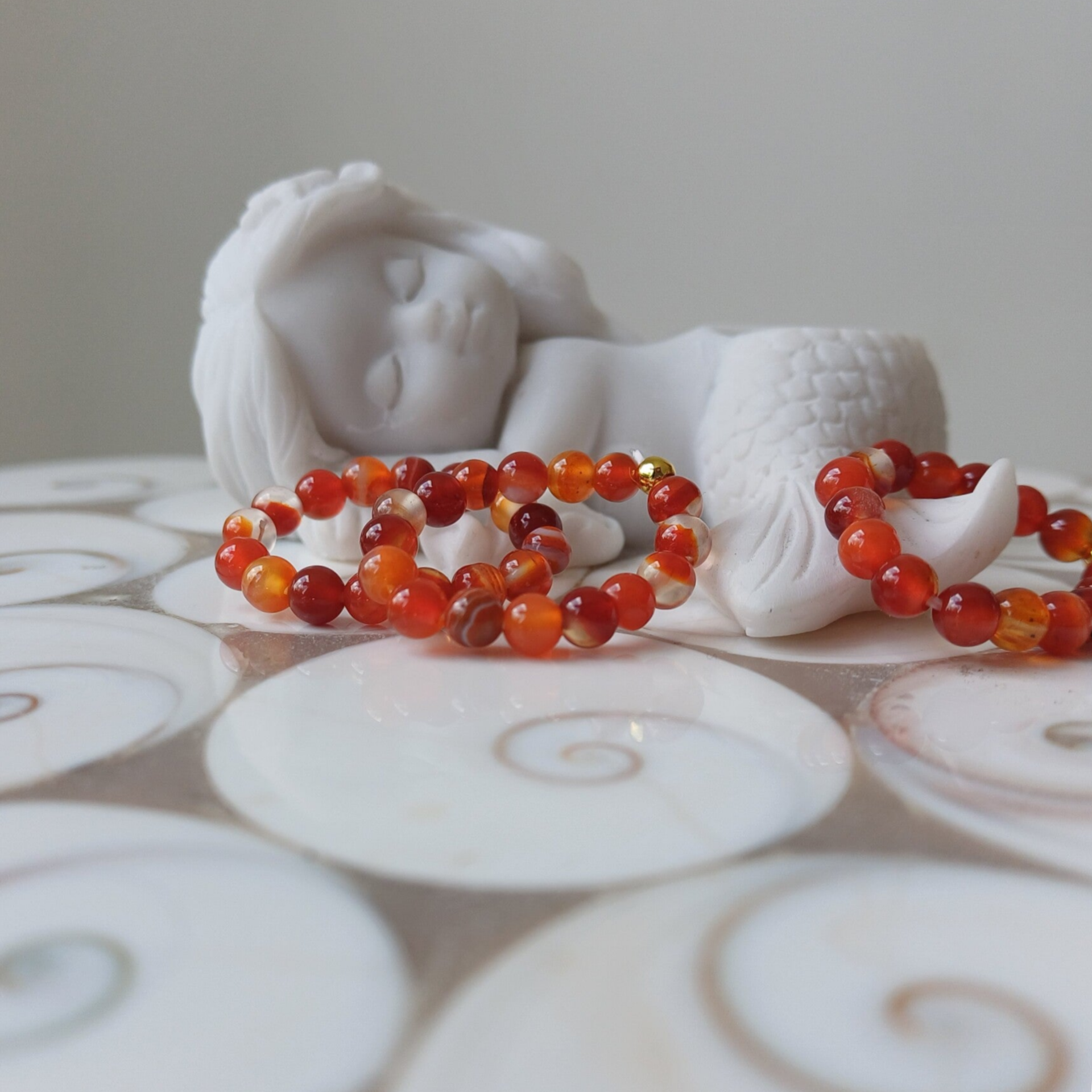 Carneool ring 4.5 mm