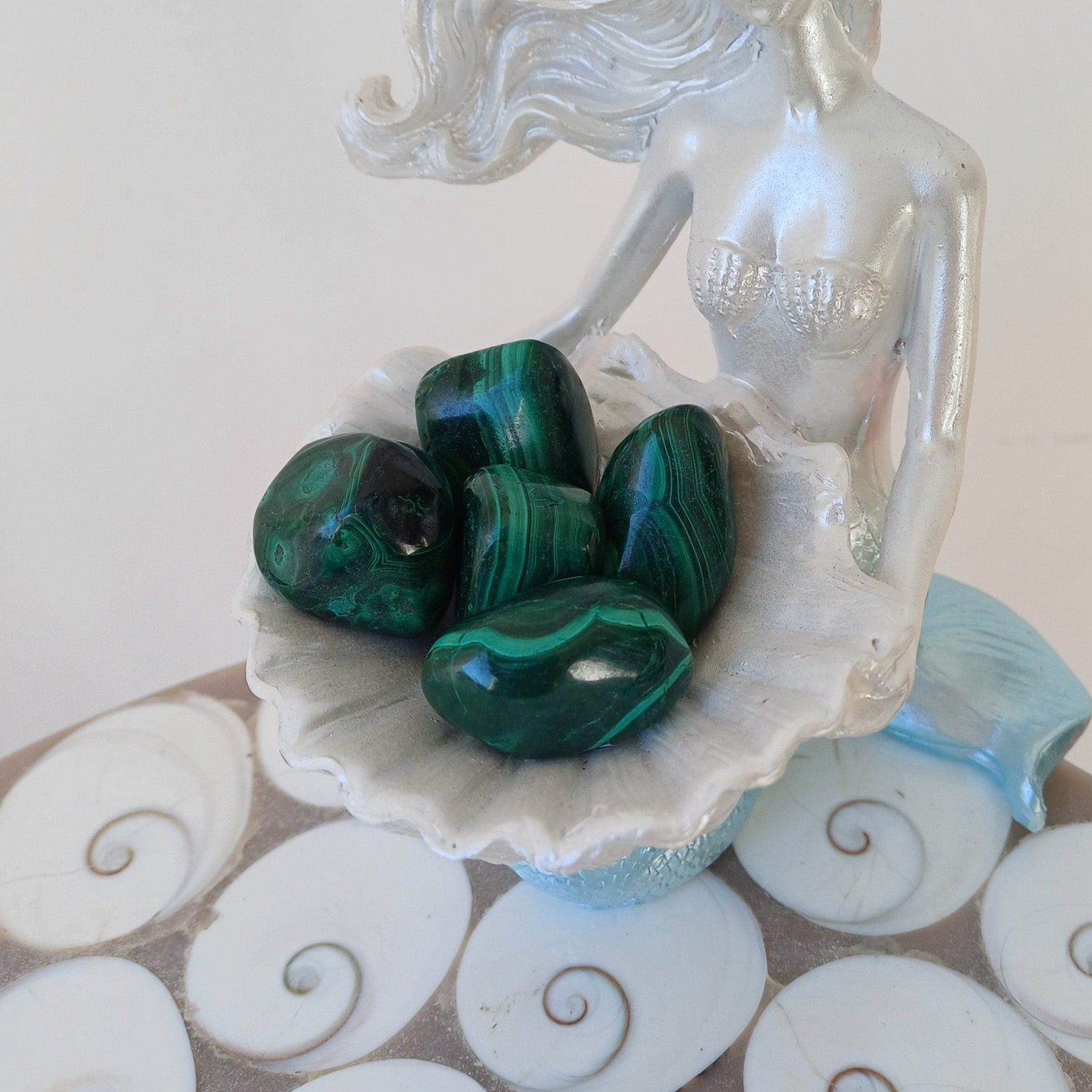 Malachiet knuffelsteen