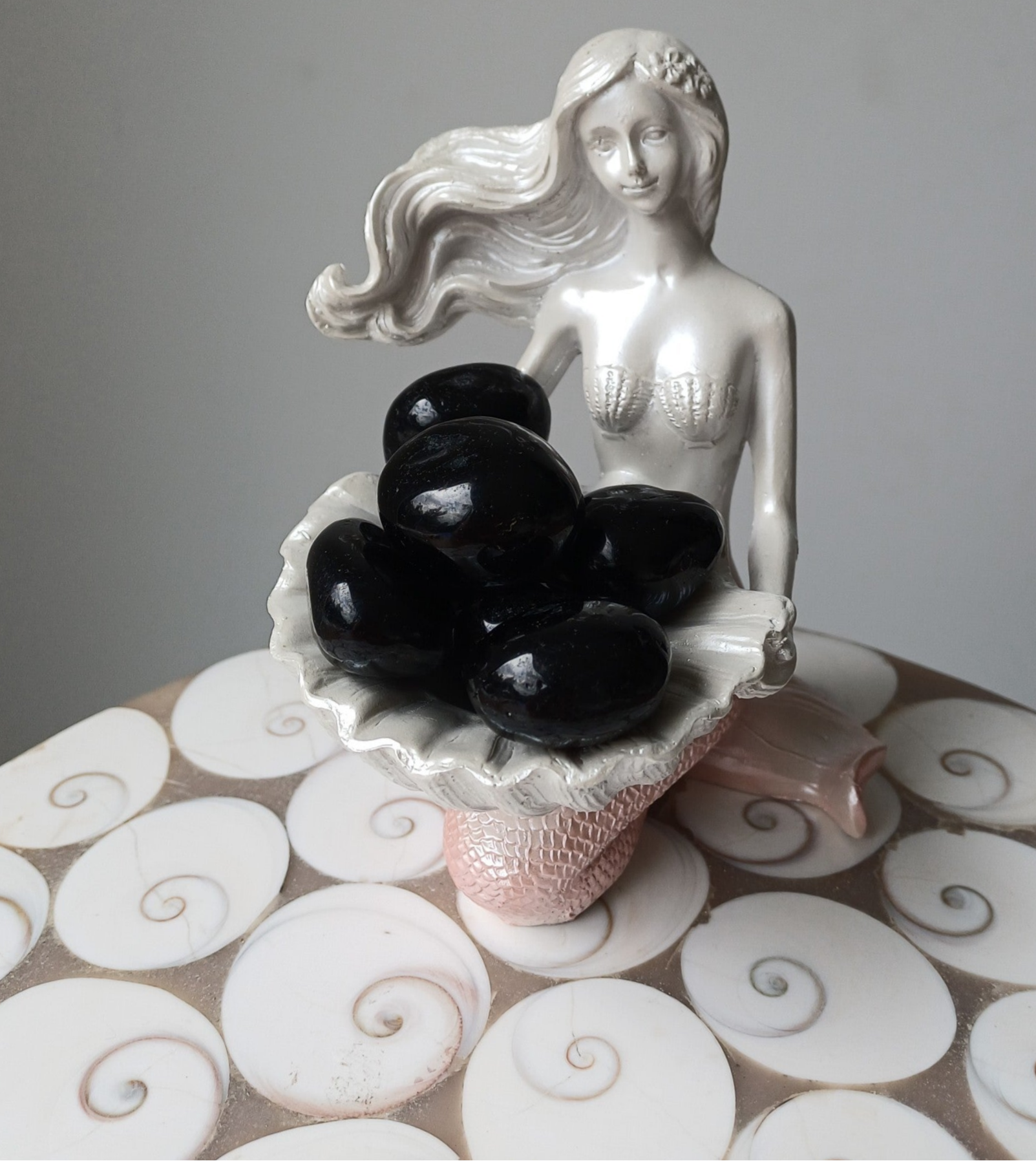 Zwarte toermalijn knuffelsteen