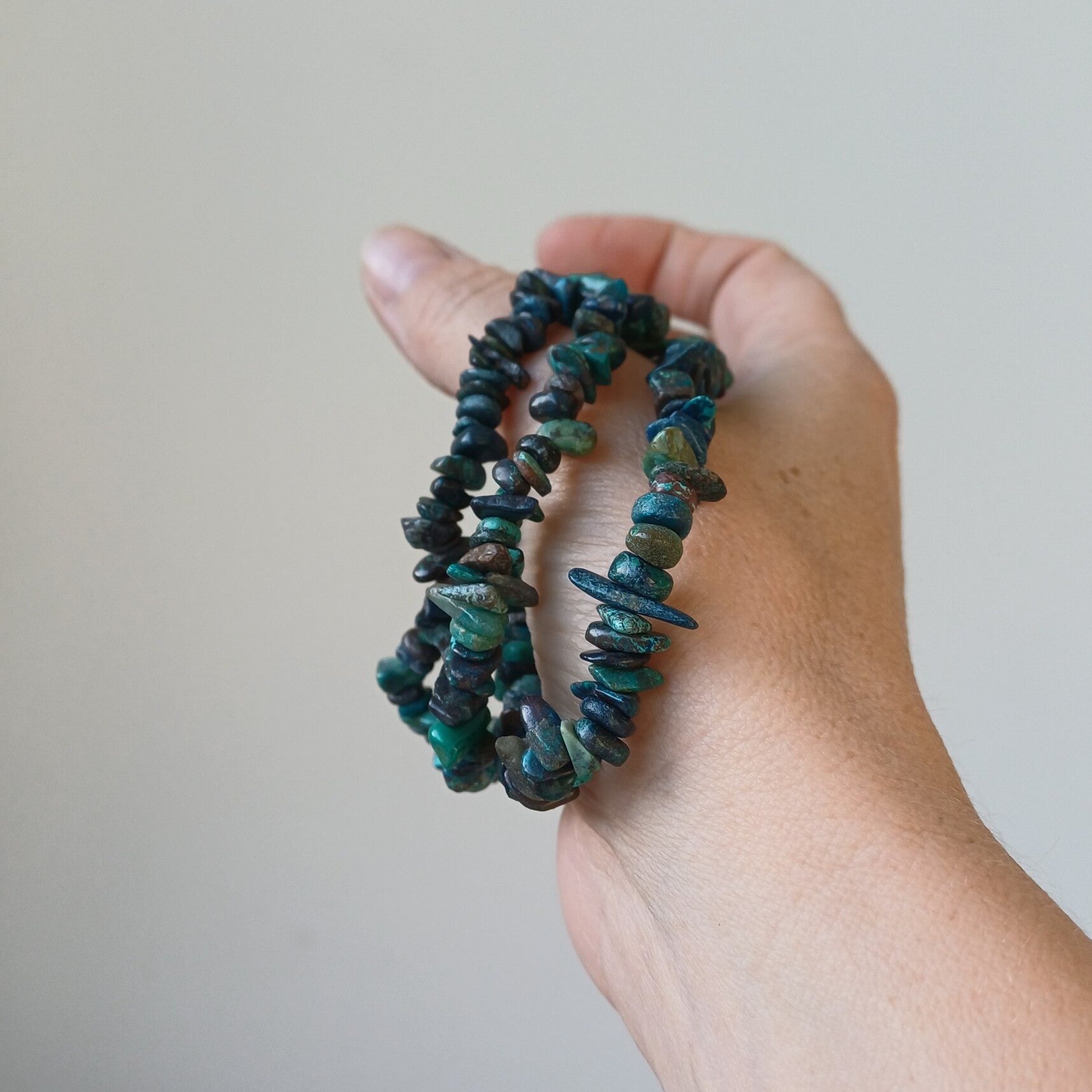 Azuriet Malachiet splitarmband