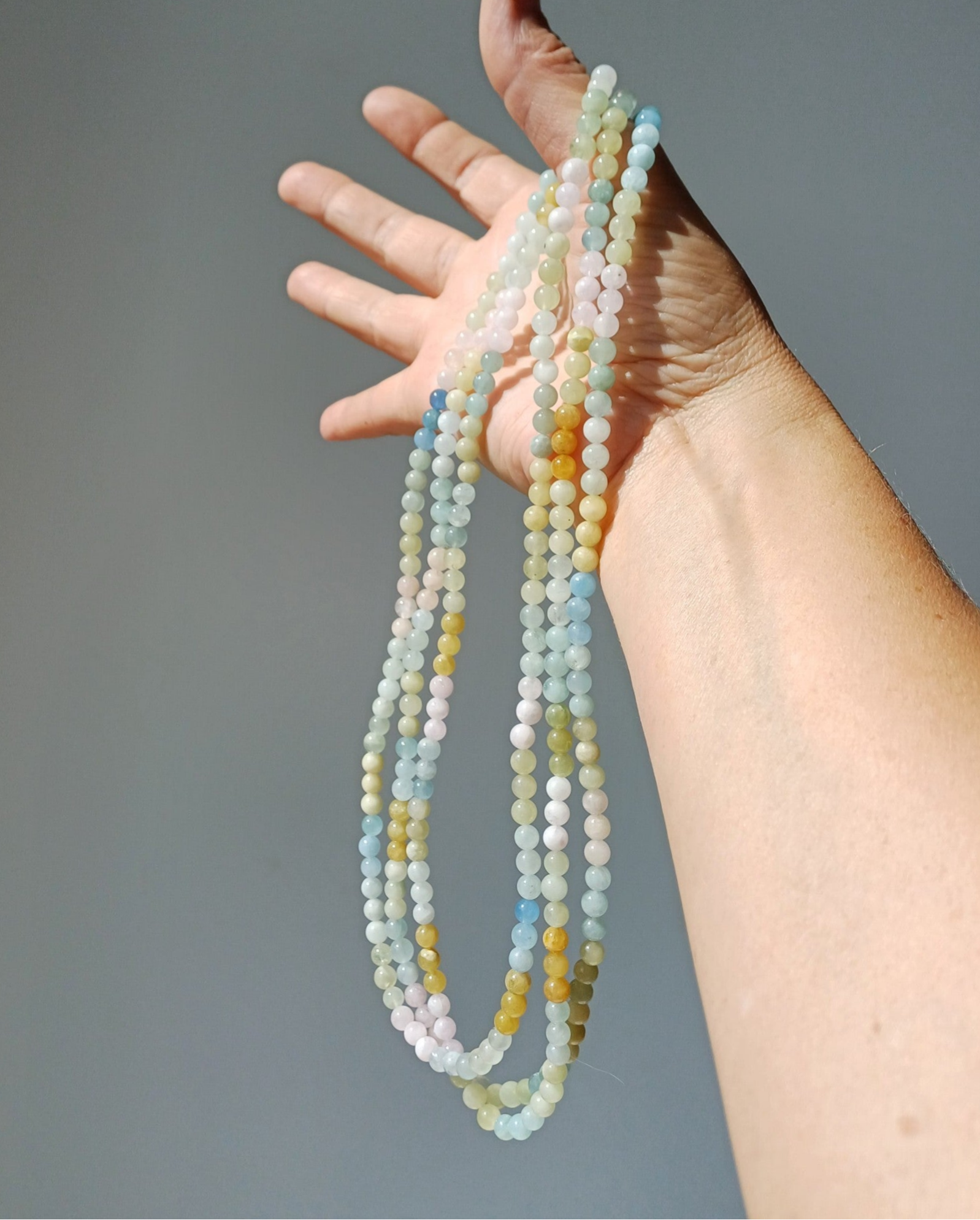 Beryl ketting / armband 6 mm