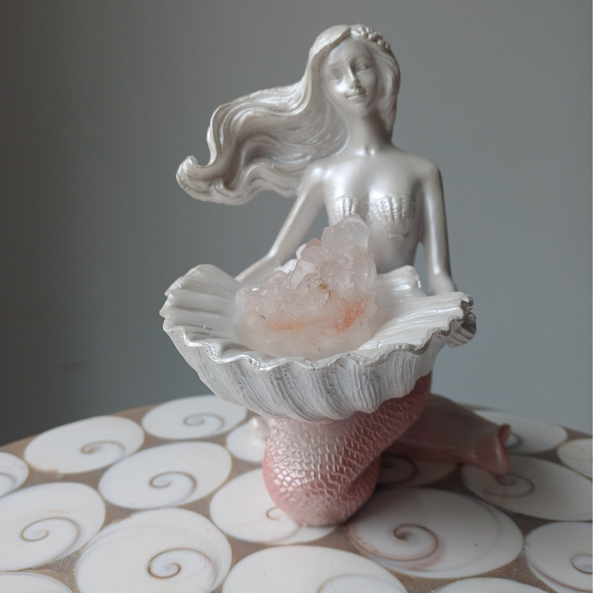 Roze amethist cluster