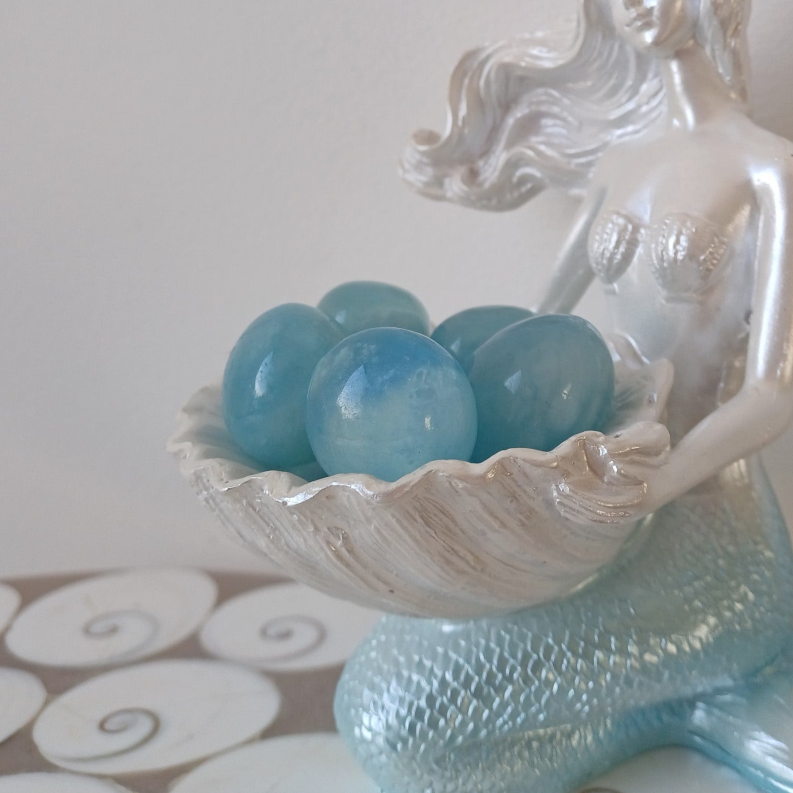 Aquamarijn knuffelsteen