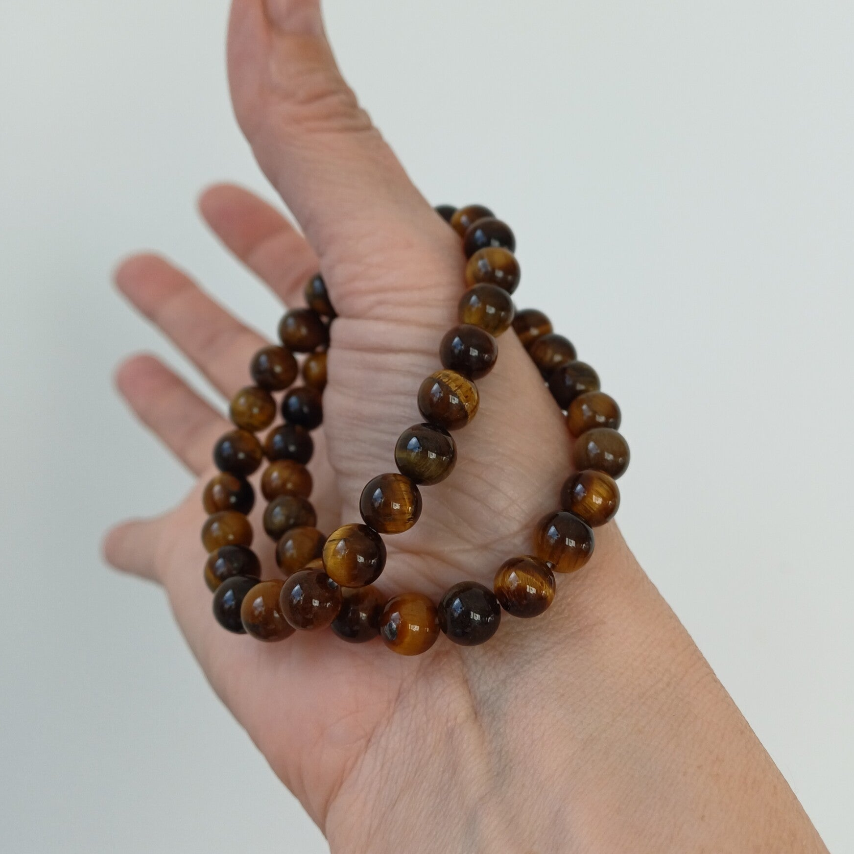 Tijgeroog armband 8 mm