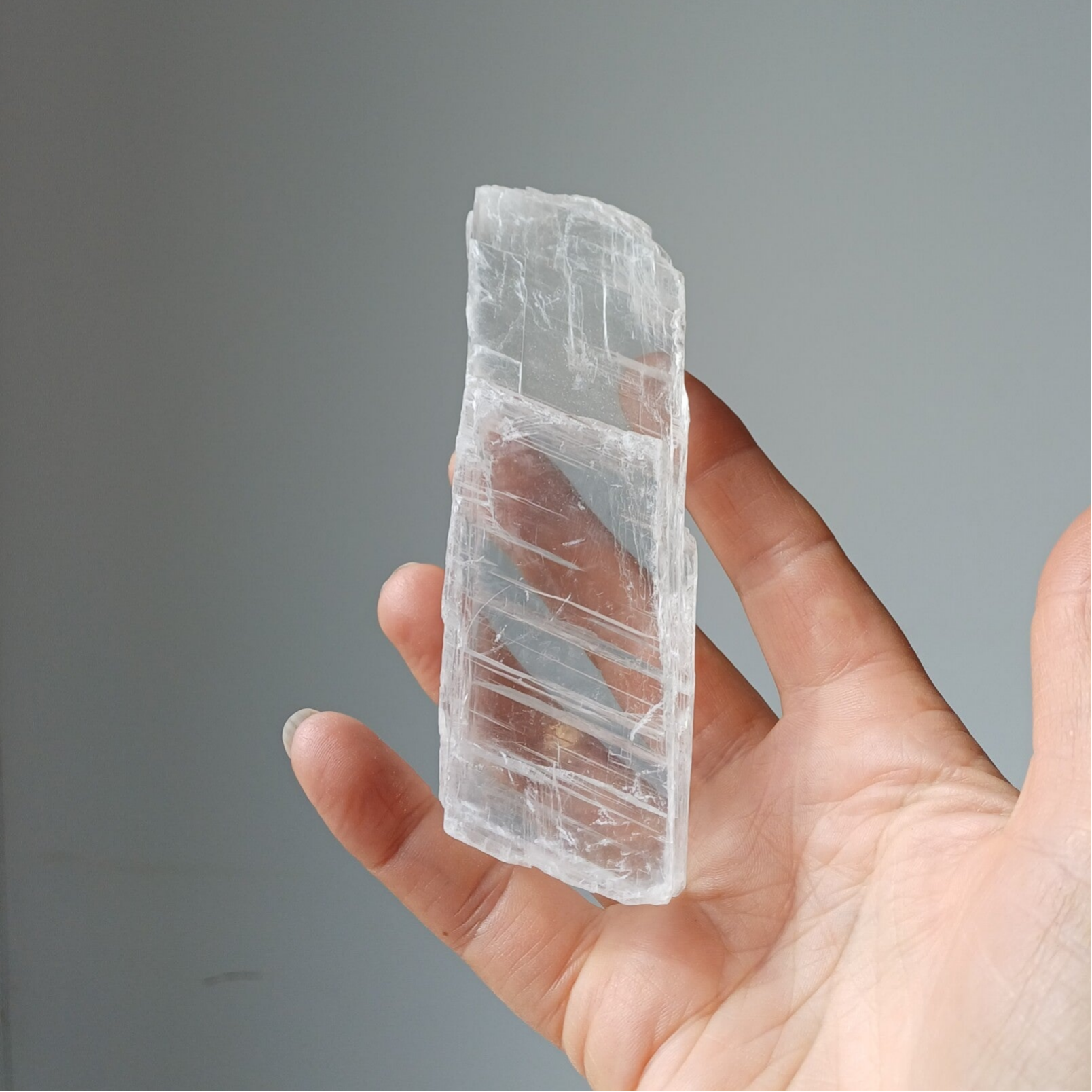 Mariaglas (heldere seleniet) plak