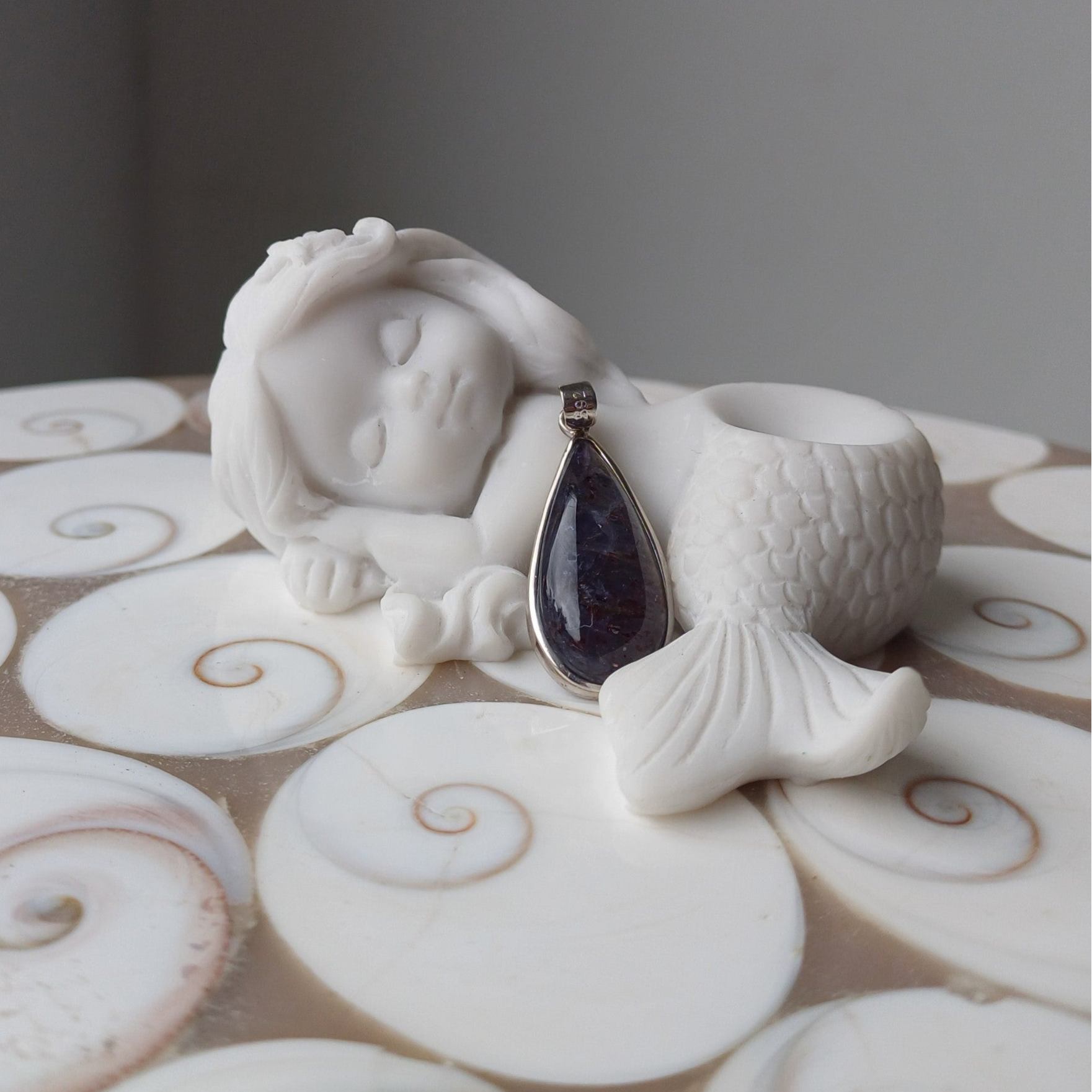 Ioliet druppel hanger (s925)