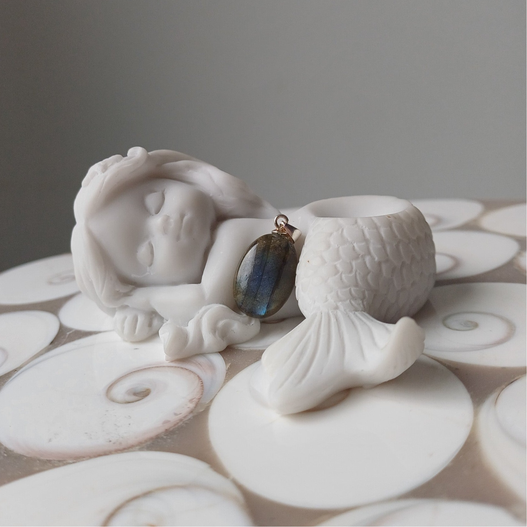 Labradoriet hanger (s925)