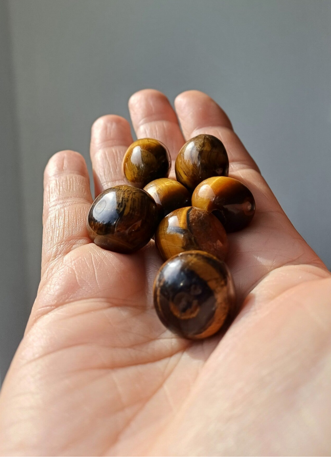 Tijgeroog knuffelsteen