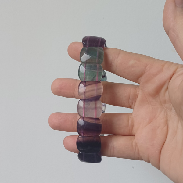Fluoriet bangle armband 17 mm
