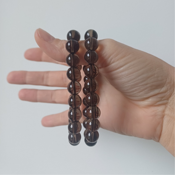 Rookkwarts armband 10 mm